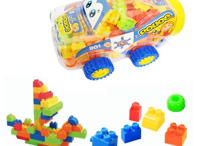 Blocks In A Car Small Toy