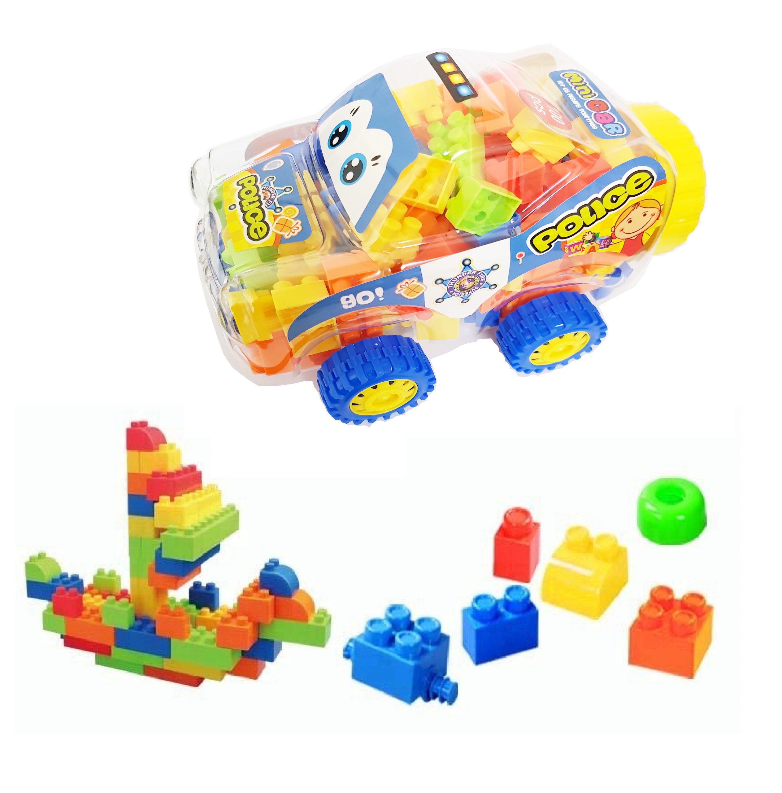 Blocks In A Car Small Toy