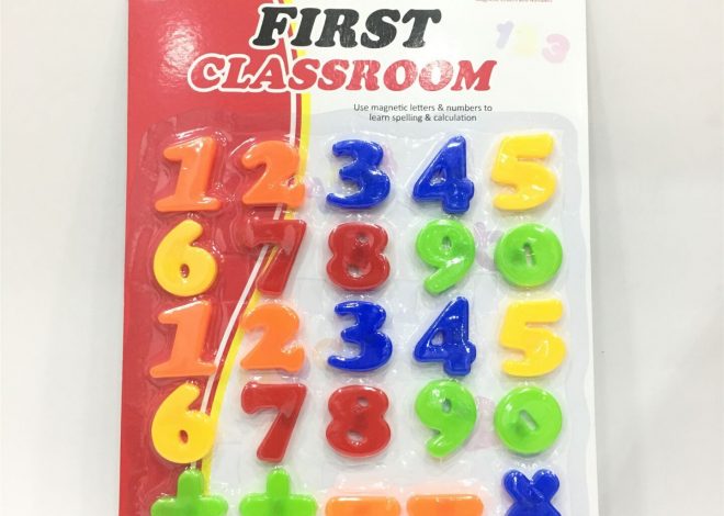 Magnetic Numbers Toy