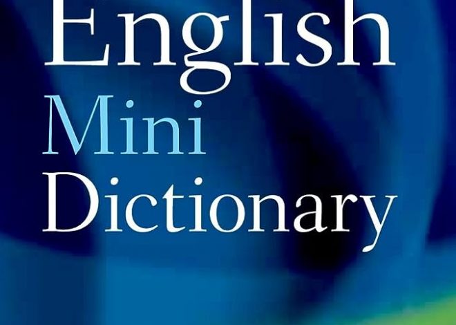 Oxford English Mini Dictionary