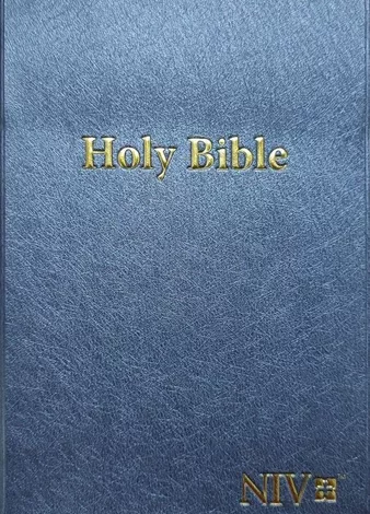 N.I.V Bible Giant Print Blue