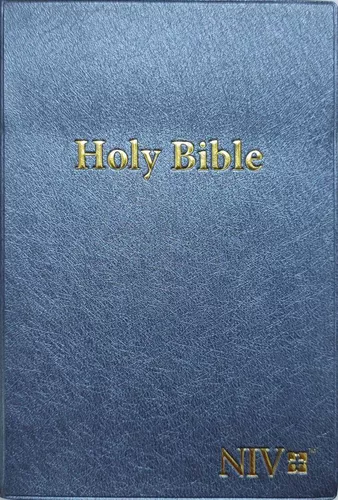 N.I.V Bible Giant Print Blue